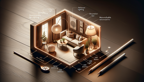 Éclairage indirect avec lampe halogène : guide complet pour une ambiance douce, élégante et confortable