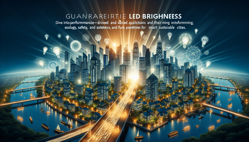 Éclairage LED durable pour espaces publics : économie, écologie et sécurité.