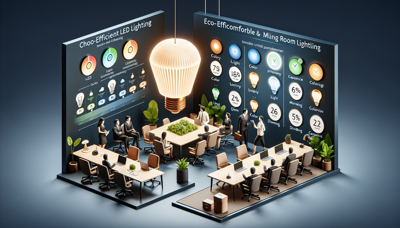 Guide ultime pour choisir l’ampoule LED idéale et optimiser l’éclairage de votre salle de réunion