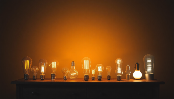 L'évolution de l'éclairage : Des ampoules vintage aux LED modernes