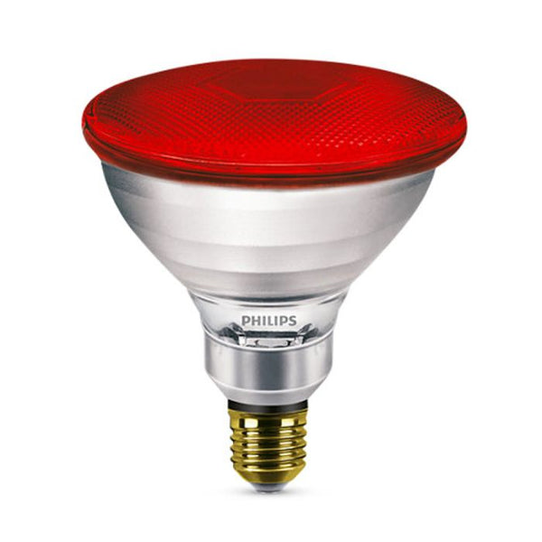 Infrarot-Wärmelampe PAR38 100 W E27 rot Philips