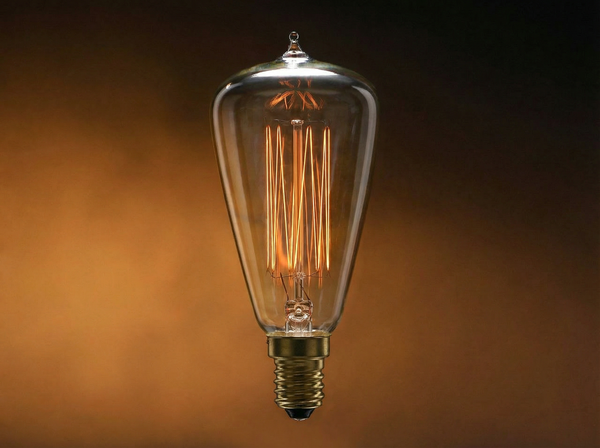 ST48 60W E14 Glühlampe für Wandmontage und Retro-Kronleuchter - Stan-Mini Modell