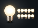 Pack de 10 ampoules sphériques E27 pour l'équipement complet du salon