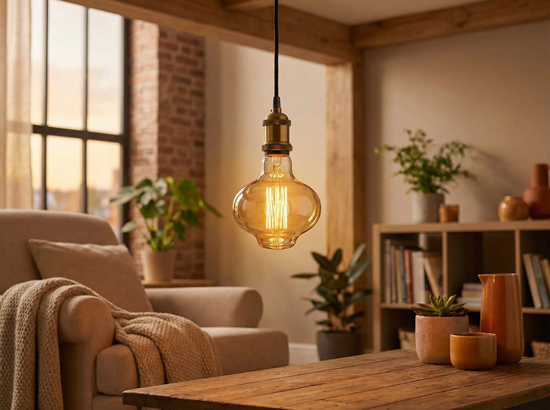 Edison-Glühbirne G80D E27 60W – Modell Bruce – Dekorative Vintage-Glühbirne