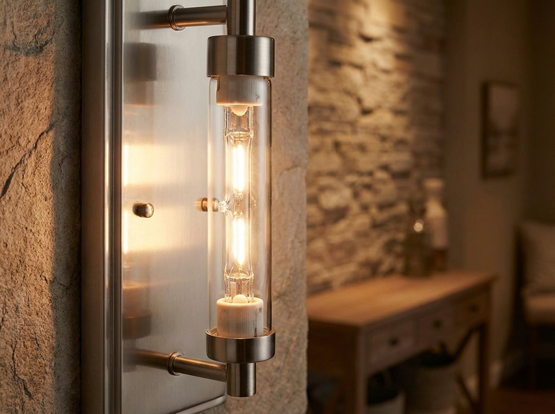 lampe tube crayon r7s 78mm halogene