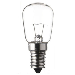Petite ampoule tube 12 V en verre clair à culot à vis E14, filament visible