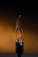 Ampoule à filament coup de vent dimmable E14 40 W modèle Blaze - Jurassic-Light