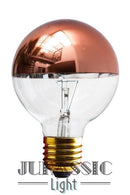 Ampoule calotte cuivrée globe 125MM - Jurassic-Light
