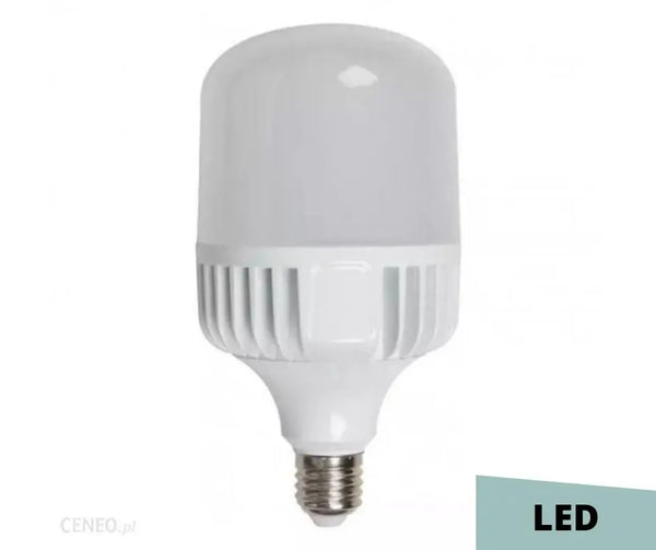 Ampoule LED haute puissance à diffuseur opale et ailettes de refroidissement, culot E27