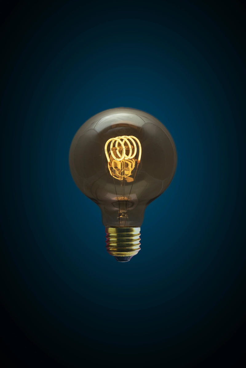 Ampoule LED globe à filament dimmable E27 4 W équivalant à 50 W modèle KATE - Jurassic-Light