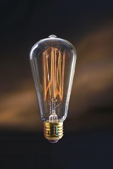 Ampoule vintage teardrop dimmable E27 60 W modèle Stan - Jurassic-Light