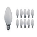 ampoule flamme incandescente dépolie e14 à filament