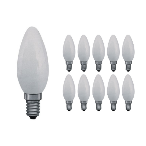 ampoule flamme incandescente dépolie e14 à filament