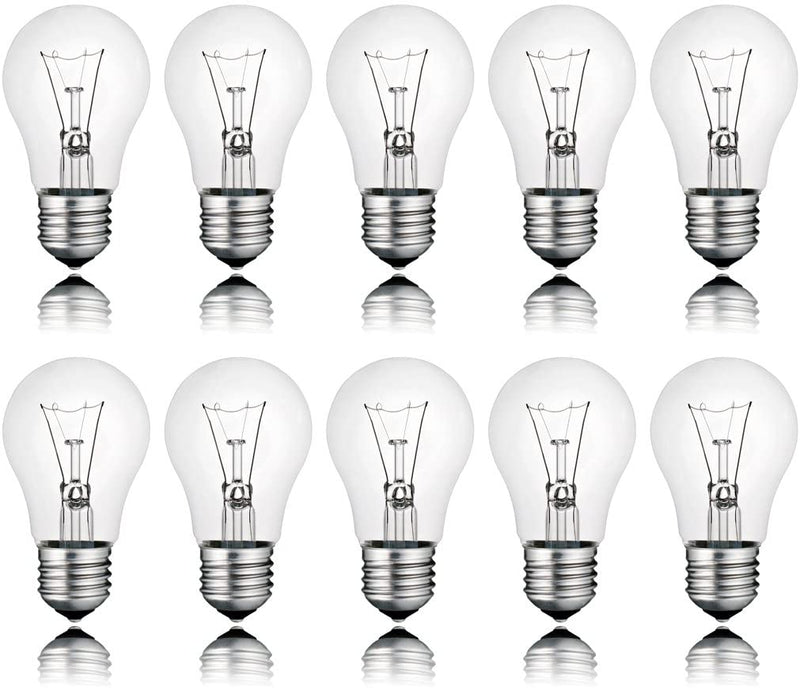 Dimmbare Glühlampen E27 und B22, verschiedene Modelle – 10er-Packung